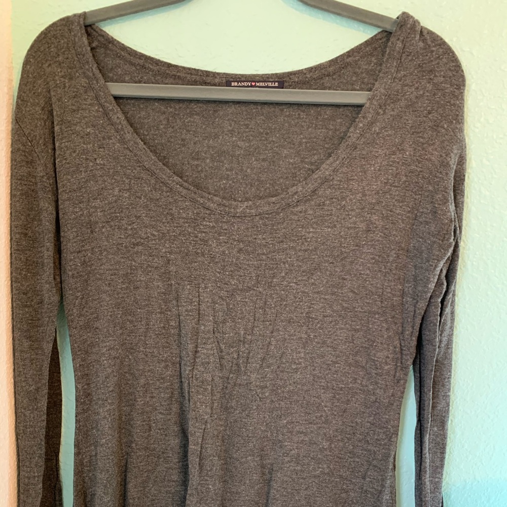 Brandy Melville charcoal long sleeve